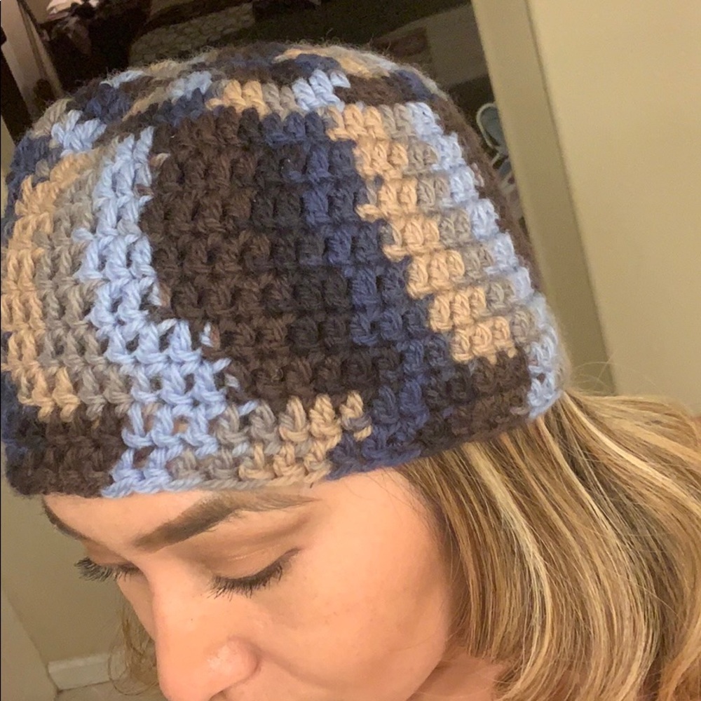 Crochet Beanie multi-color